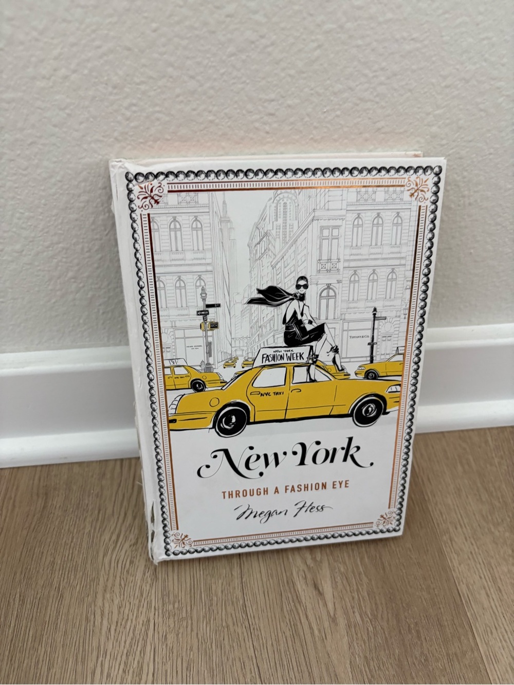 New York Through a Fashion Eye Book - Yellow Taxi Illustration
